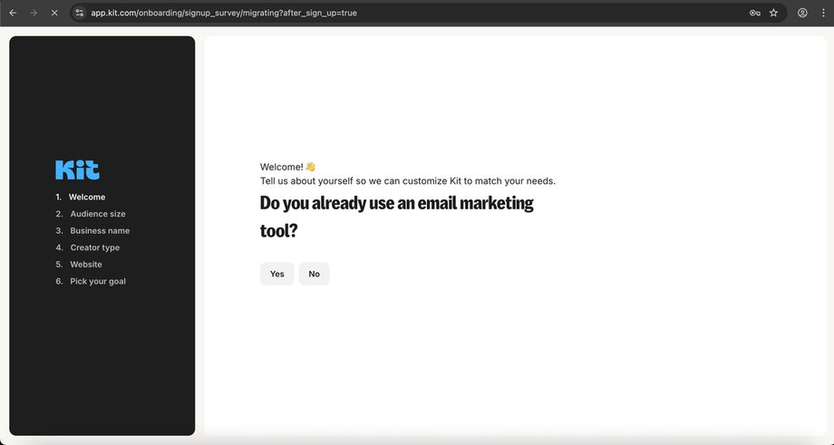 Do you already use an email marketing tool?